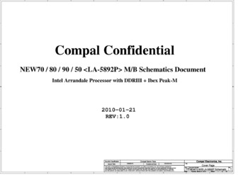 Compal LA-5892P NEW70/80/90/50 - Схемы rev: 1.0