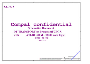 Compal LA-1811 - Схемы rev: 1.0