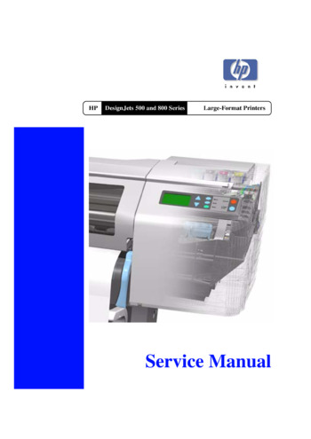HP DesignJet 800 - Руководство по обслуживанию 