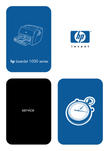 HP LaserJet 1000 - Руководство по обслуживанию 