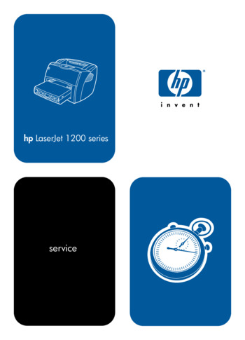 HP LaserJet 1200 - Руководство по обслуживанию 
