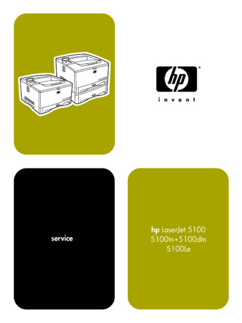 HP LaserJet 5100 - Руководство по обслуживанию 