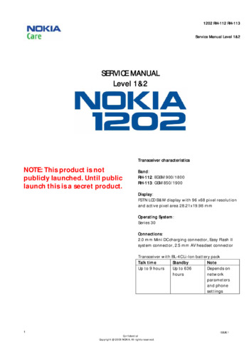 Мобильный телефон Nokia 1202
