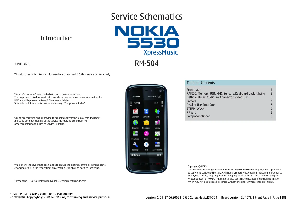 Смартфон Nokia 5530 XpressMusic (RM-504)