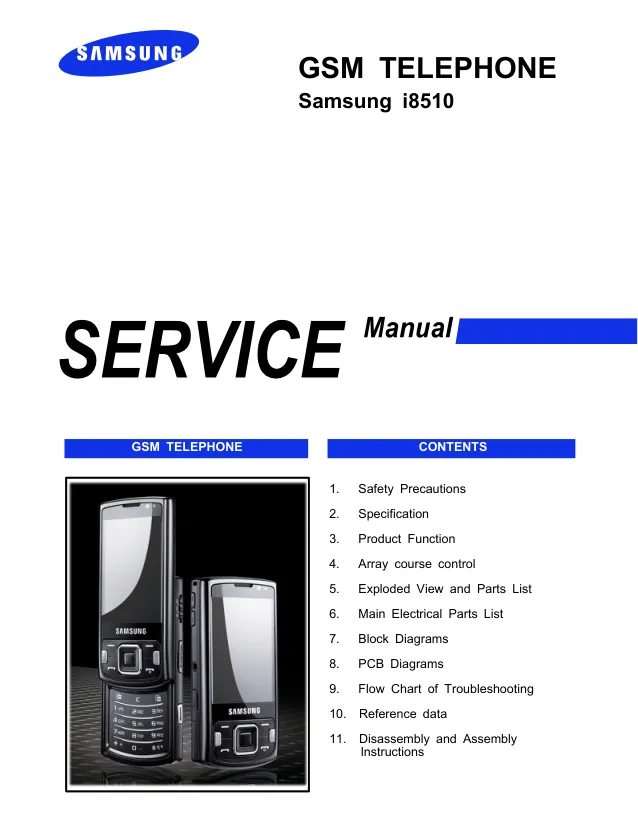 Samsung GT-i8510 INNOV8 - Руководство по обслуживанию 