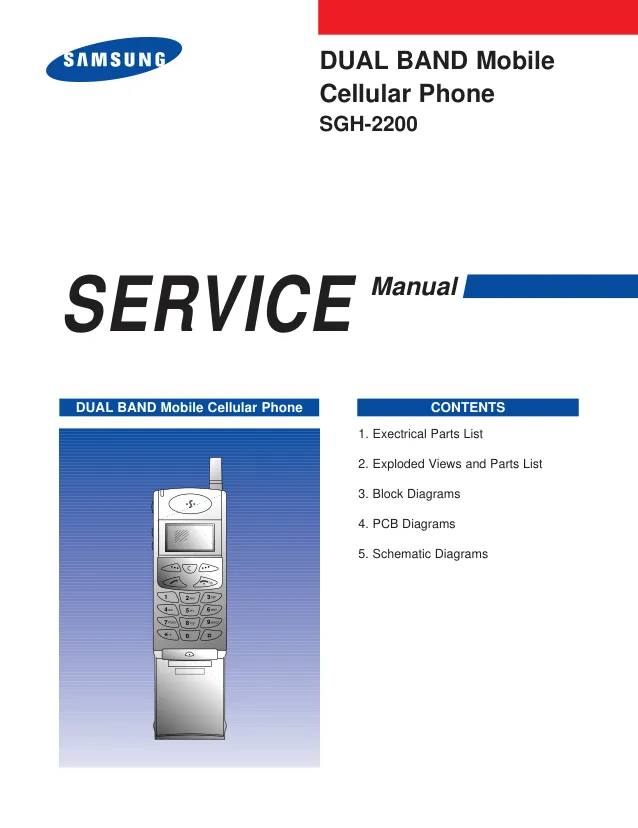 Samsung SGH-2200 - Руководство по обслуживанию 