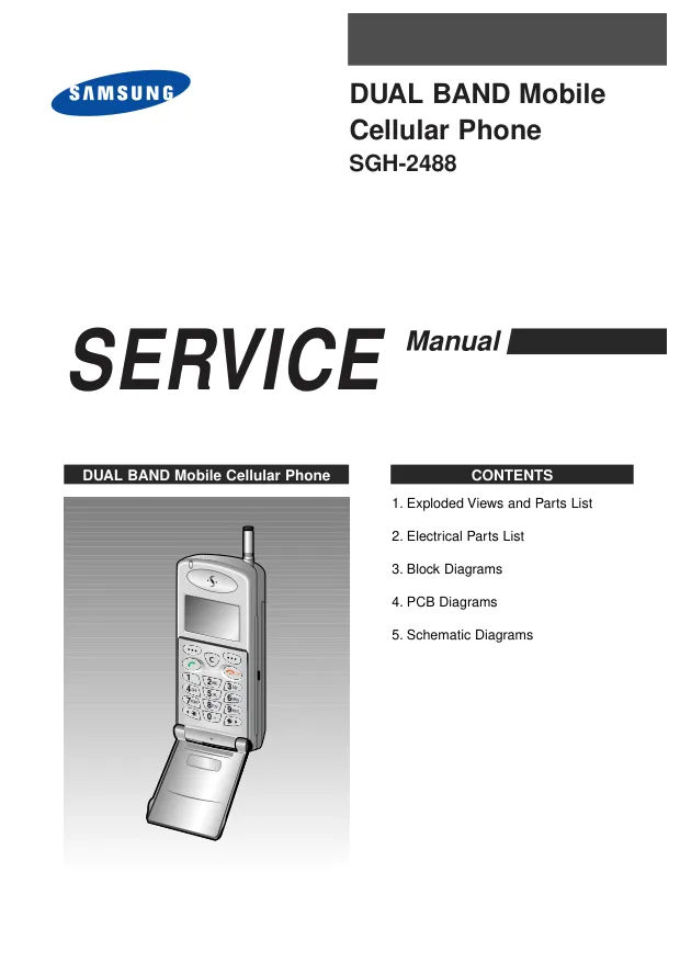 Samsung SGH-2488 - Руководство по обслуживанию 