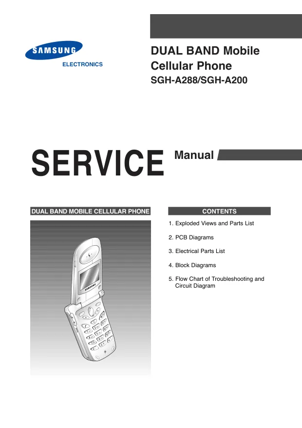 Samsung SGH-A200 - Руководство по обслуживанию 