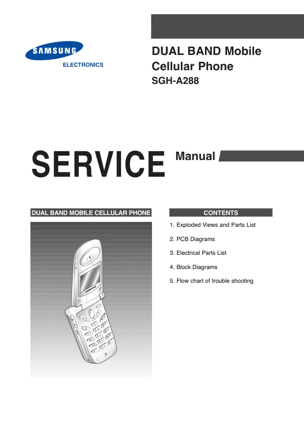 Samsung SGH-A288 - Руководство по обслуживанию 