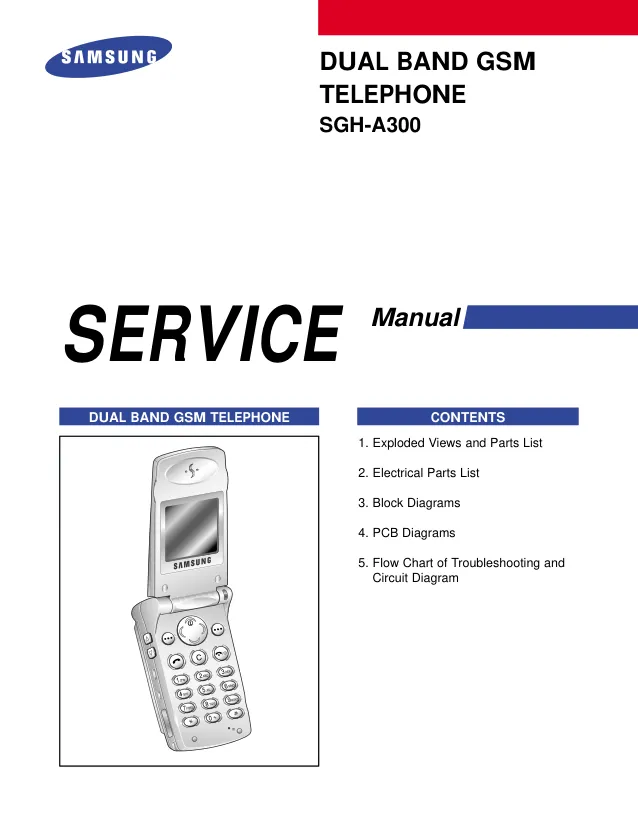 Samsung SGH-A300 - Руководство по обслуживанию 