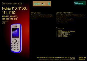 Мобильный телефон Nokia 110/1100/111/1110