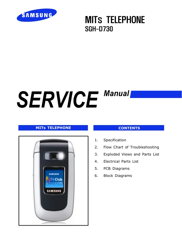 Мобильный телефон Samsung SGH-D730