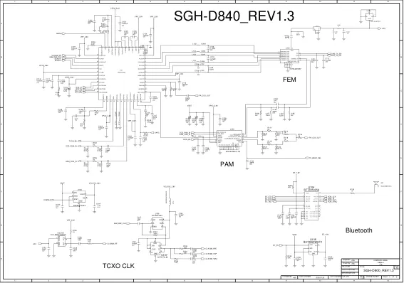 Samsung SGH-D840 - Схемы  