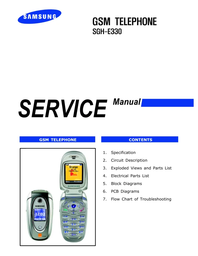 Мобильный телефон Samsung SGH-E330