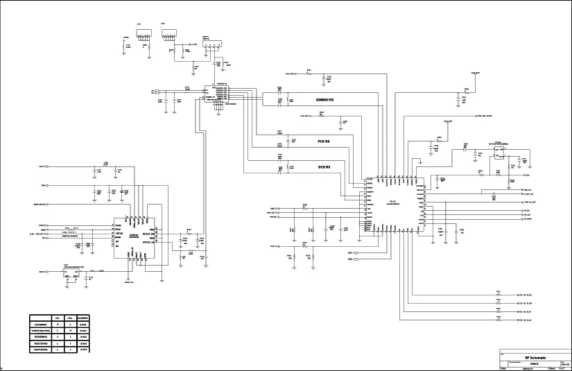 Samsung SGH-E500 - Схемы  Schematics