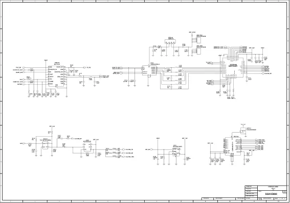 Samsung SGH-E900 - Схемы  Schematics