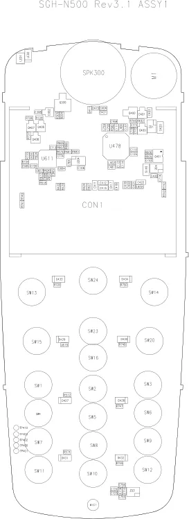 Samsung SGH-N500 - Руководство по обслуживанию 
