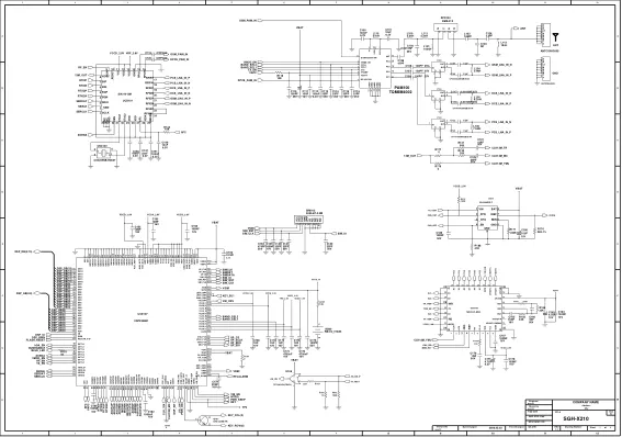Samsung SGH-X210 - Схемы  Schematics