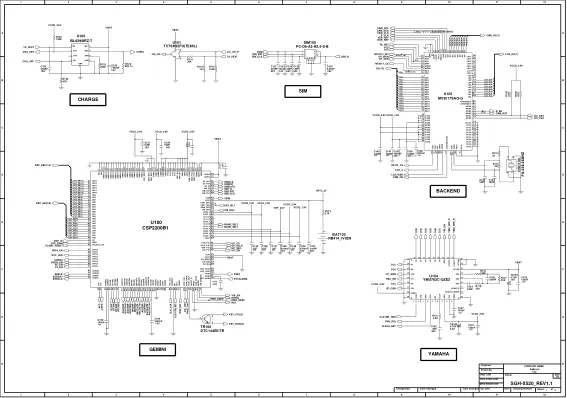 Samsung GH-X520 - Схемы  