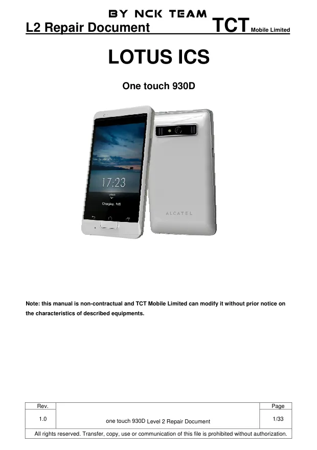 Смартфон Alcatel OT930D
