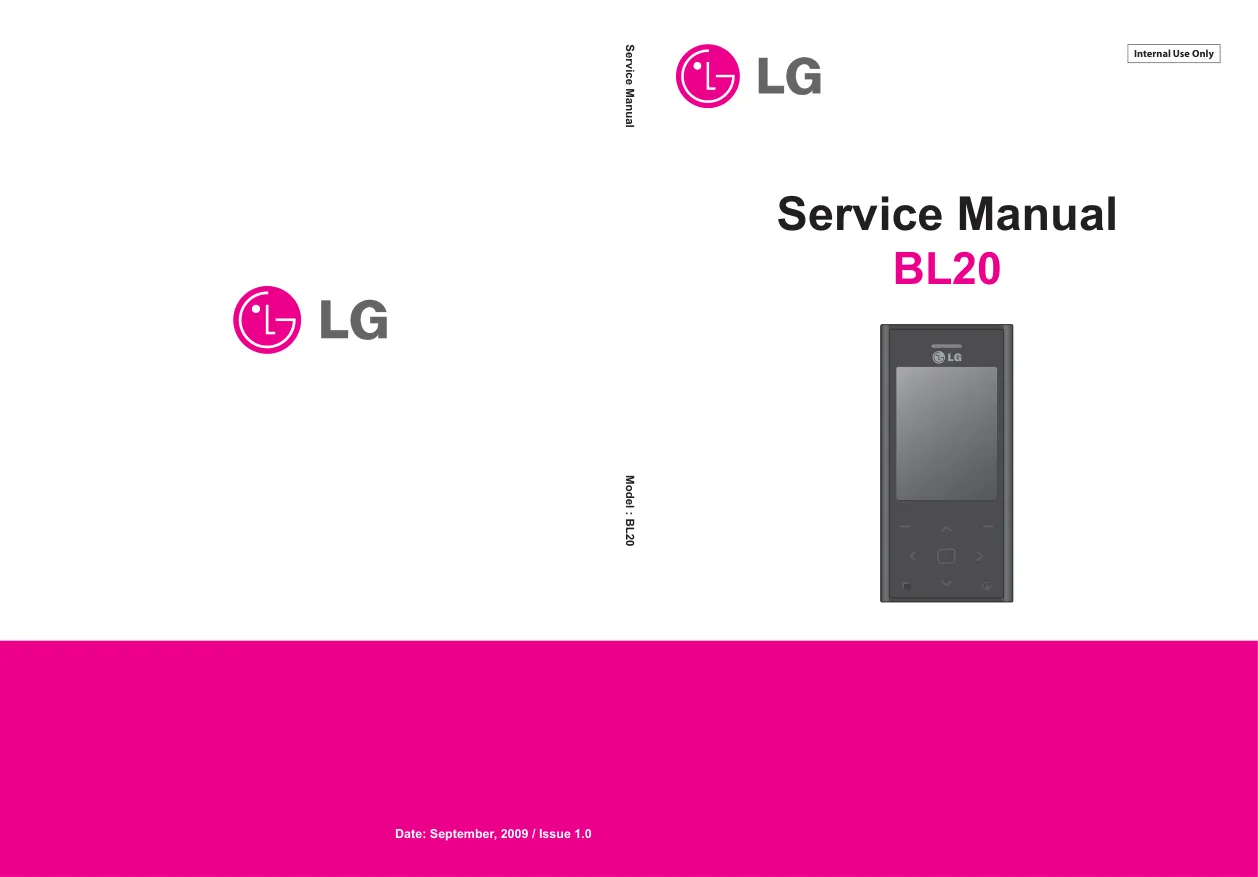  LG BL20 - Руководство по ремонту chocolate