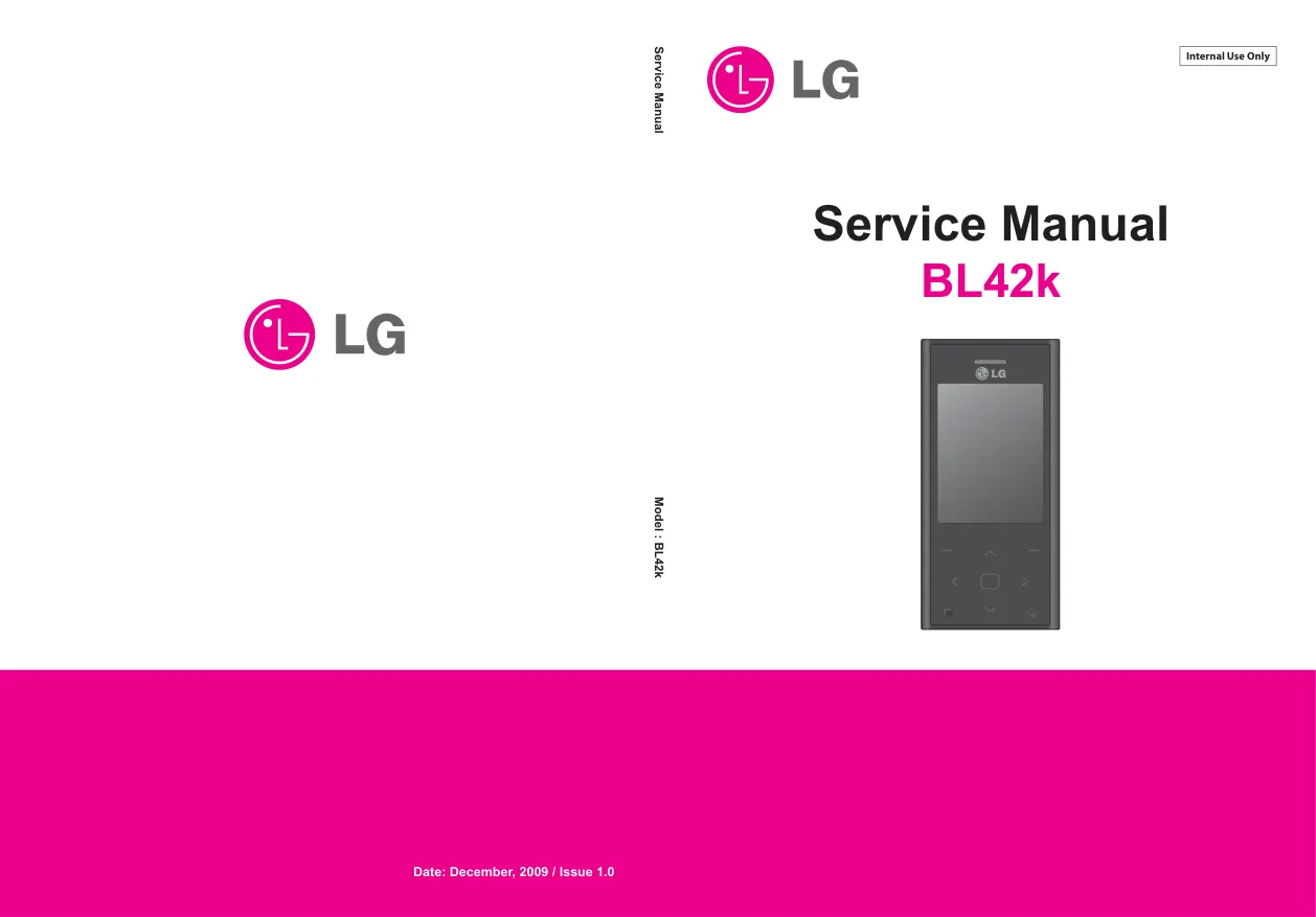  LG BL42k - Руководство по ремонту 