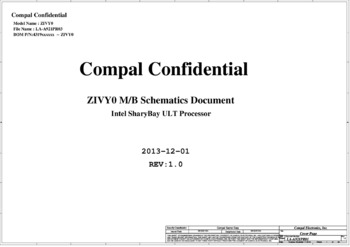 Материнская плата Compal LA-A921P