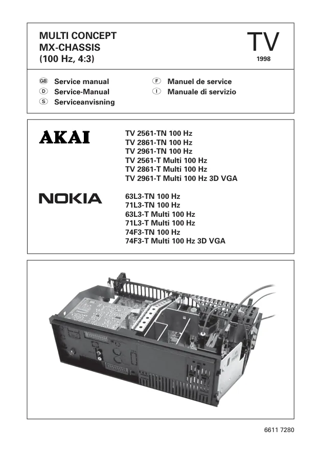 Nokia 71L3-TN 100 Hz - Руководство по обслуживанию  