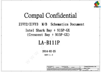 Материнская плата Compal LA-B111P