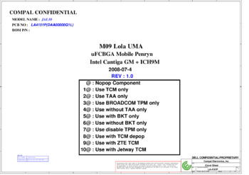 Материнская плата Compal LA-4151P