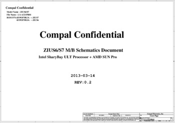 Материнская плата Compal LA-A321PR01