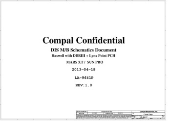 Материнская плата Compal LA-9641P