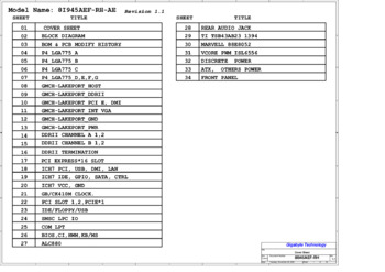 Материнская плата Gigabyte GA-8I945AEF-RH-AE