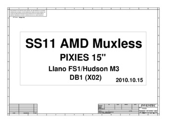 Материнская плата Inventec Pixies SS11 AMD Muxless 6050A2426501
