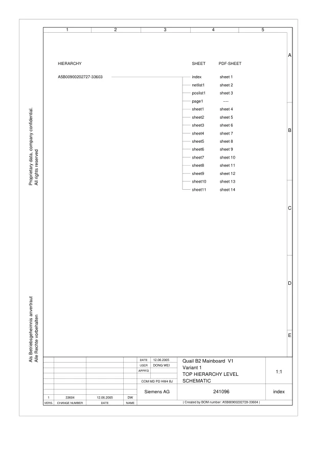 Siemens AF51 - Схема Schematics, R1.0