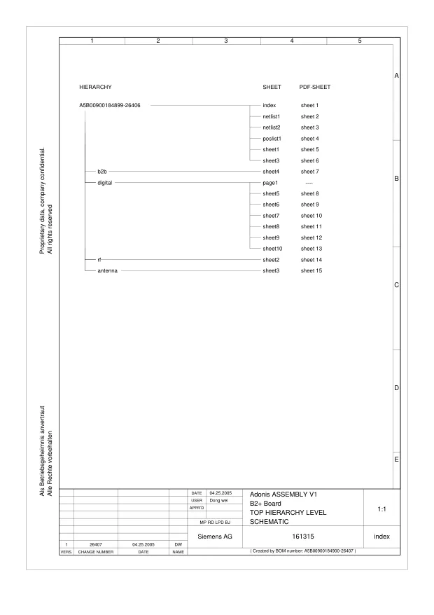 Siemens CF75 - Схемы PCB, Schematics