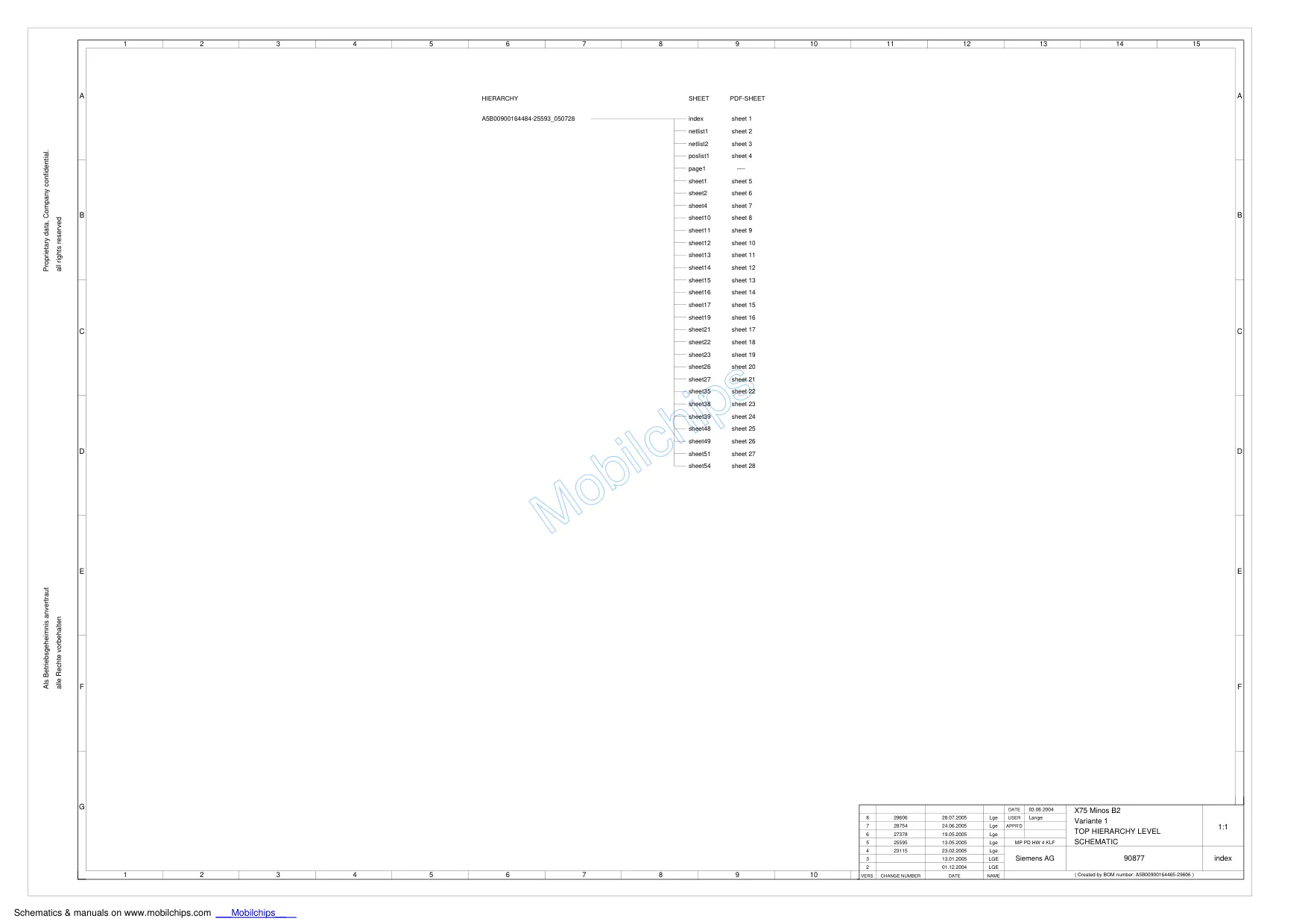 Siemens S75 - Схемы Schematics