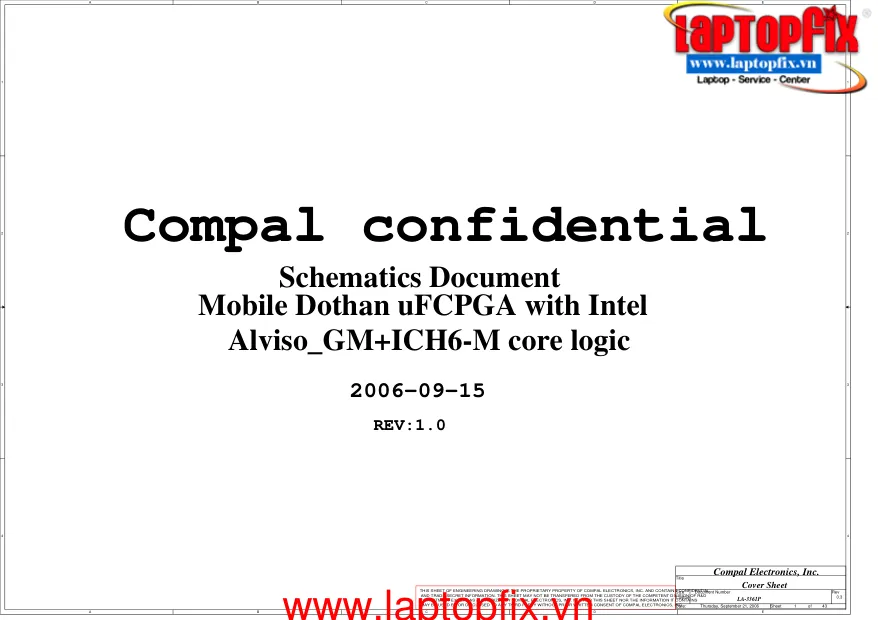 Compal LA-3361P - Схема 
