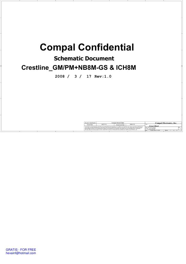 Compal LA-4121P - Схема Dell Vostro 1510, JAL30, REV: 1.0