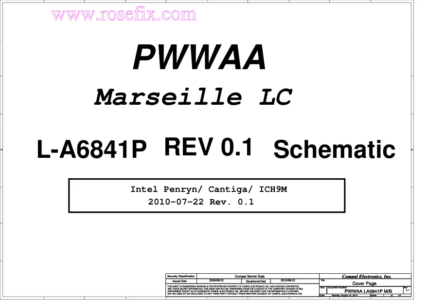 Compal LA-6841P - Схема 