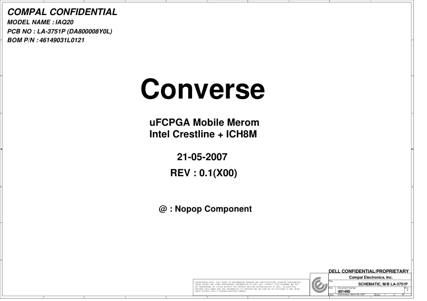 Compal LA-3751P - Схема IAQ20