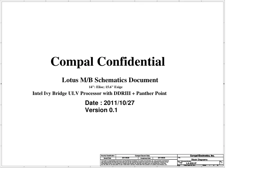 Compal LA-8661P - Схема 