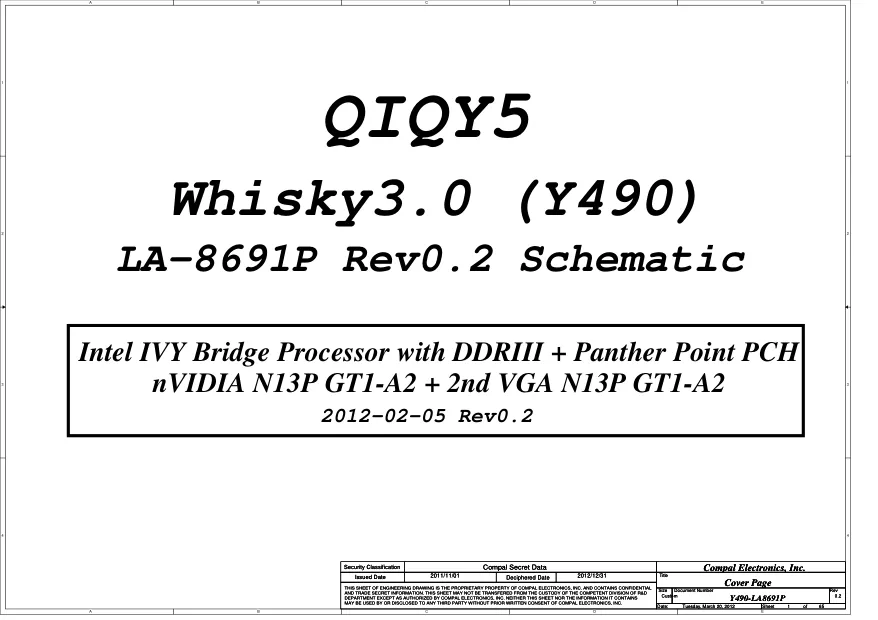 Compal LA-8691P - Схема V0.2