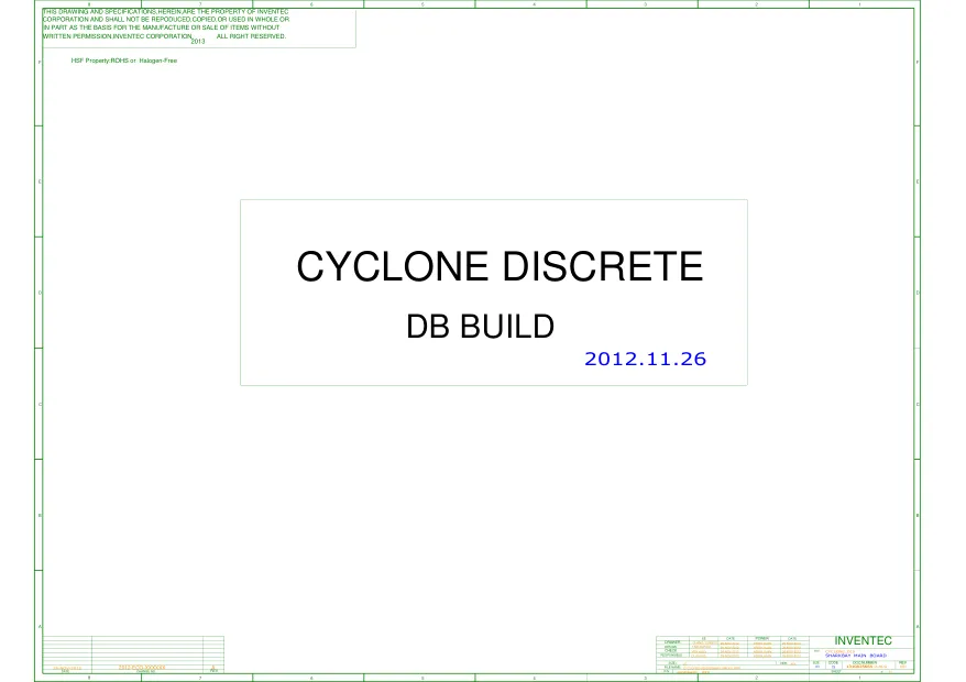 Inventec CYCLONE Discrete - Схема 