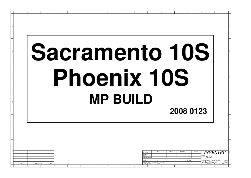 Inventec Sacramento 10S - Схема SATELLITE L300, L305, 6050A2170401-MB-A03, Phoenix 10S
