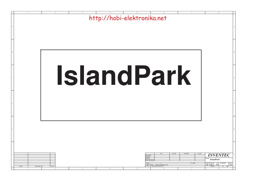 Inventec IslandPark - Схема 