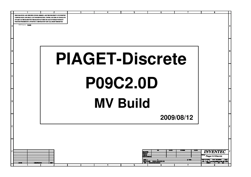 Inventec PIAGET - Схема HP ProBook 4415s, 4416s, 6050A2268301, REV: A02