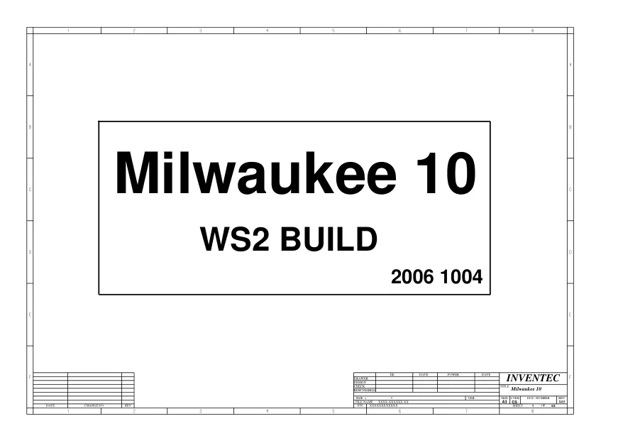 Inventec MILWAUKEE 10 - Схема Toshiba Satellite A200