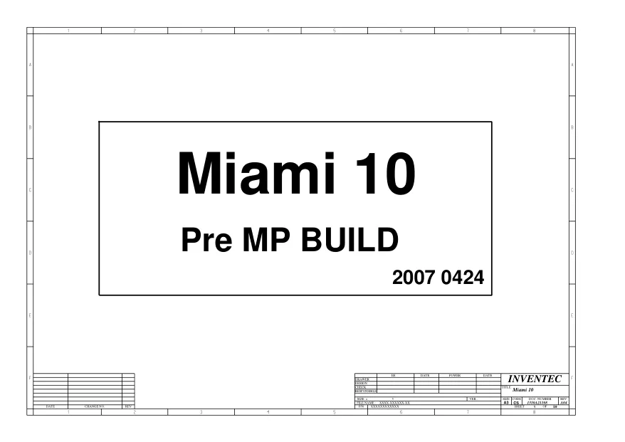 Inventec Miami 10 - Схема Toshiba Satellite L200