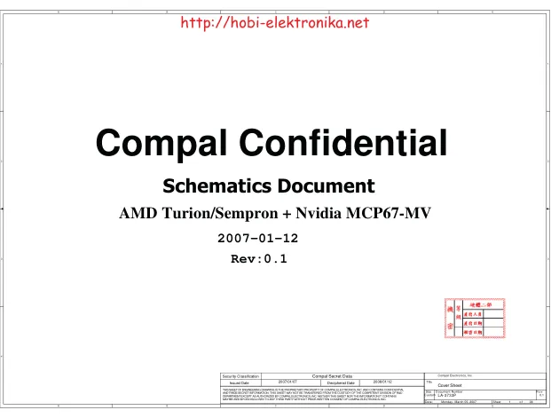 Материнская плата Compal LA-3733